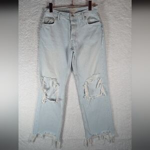 We The Free Distressed Light Blue‎ Jeans